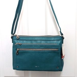 Relic Cross Body Purse in Turquoise